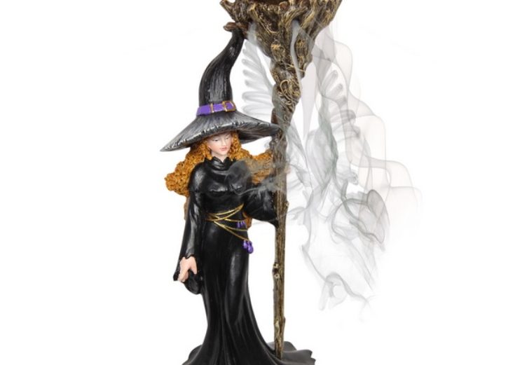 Witch Backflow Incense Holder
